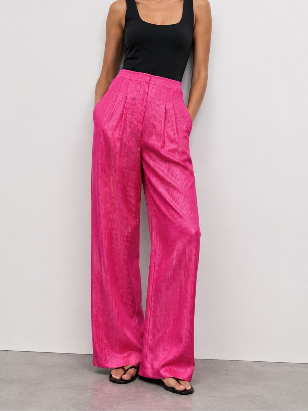Zara fuchsia pants